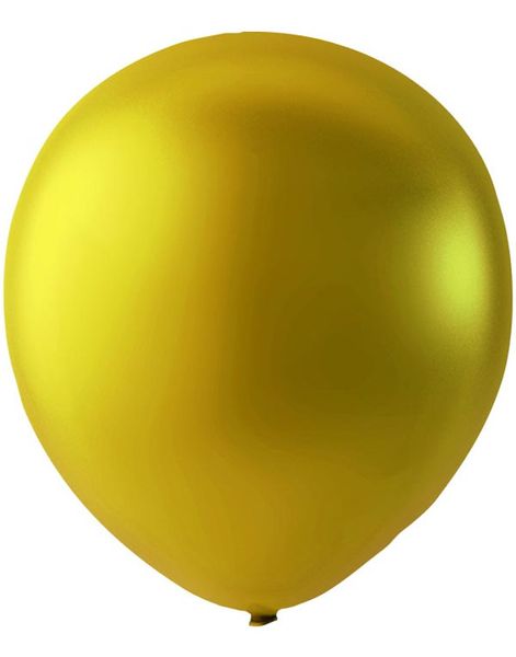 Guldfärgade Metallic Ballonger 30 cm - 100 stk MEGAPACK