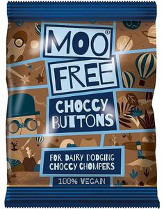 Moo Free Original Choccy Buttons - Veganska Chokladknappar 25 gram