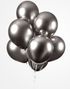 10 stk 30 cm - Glossy Grå Ballonger