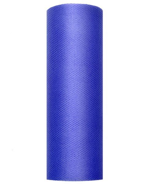 MÖRK BLÅ Bordslöpare i Tyll 15 cm x 9 meter