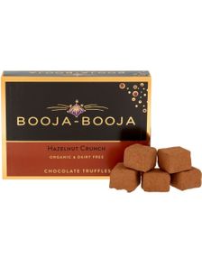 Booja-Booja Hasselnöt Crunch - Veganska Chokladtryfflar med Hasselnötsbitar 92 Gram