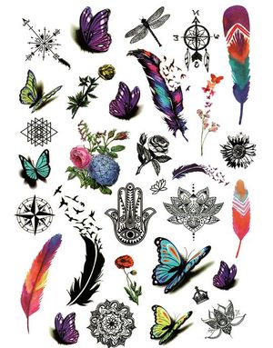 Variety - 31 stk Tatoveringer (Fake Tattoo)