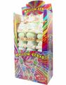 12 st Mallow Kebabs - 40 cm Stänger med Olika Marshmallows - Hel Låda 1,2 kg