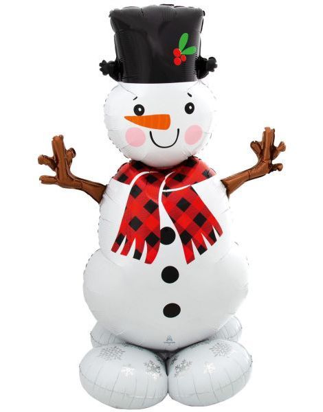 Snømann AirLoonz Folieballong - 88x139 cm