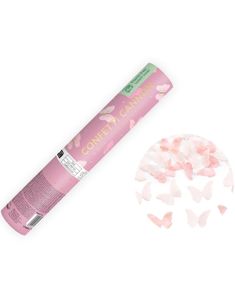Konfettikanon med Rosa Sommerfugler 20cm 