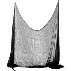 Läskig Dekoration för Halloween - Svart Nättyg Ca 75x300 cm