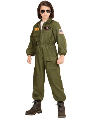 Top Gun inspirerad Barndräkt till Pojke