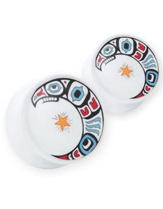 Turkish Moon - Vit Piercing Plugg