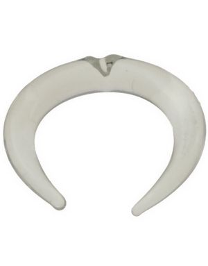 Pyrex Djengis 4 mm - Genomskinlig Öronpiercing