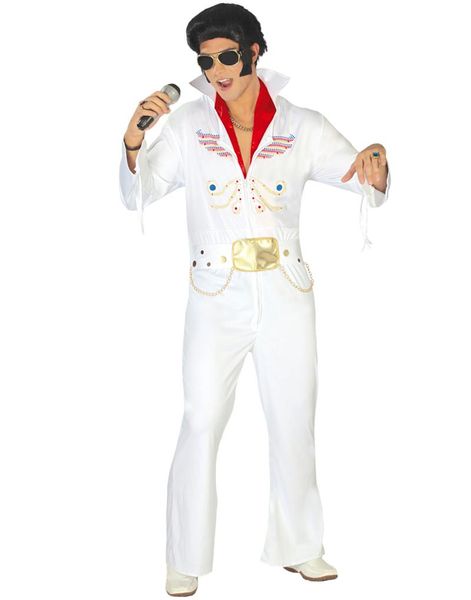Elvis The King of Rock Maskeraddräkt (Herr)