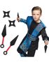 Set med 4 Ninja Leksaksvapen Kunai och Ninjastjärnor