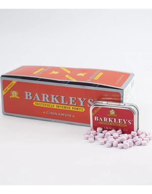 12 st Barkleys Sugarfree Intense Mints Cinnamon - Godis med Kanelsmak - Hel Låda