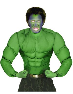 Hulken - Grön Muskeldräkt