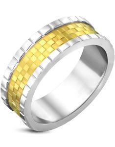 The Perfect Gentleman - Guld- och Silverfärgad Stålring