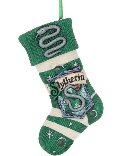 Hengende Harry Potter Slytherin Sokk Dekorasjon med Tråd 9,5 cm