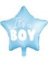 Its a Boy - Blå Stjärnformad Folieballong 48 cm