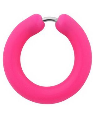 Silikon Pink Circle - Fejkpiercing