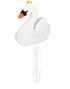 Svane med Krone Pull Pinata 43x39 cm