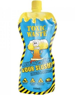 Toxic Waste Freeze & Squeeze Sour Blue Raspberry - Saft-Is 250 ml