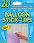 20 stk Balloon Stick Ups / Ballongupphängning med Dubbelsidig Tejp