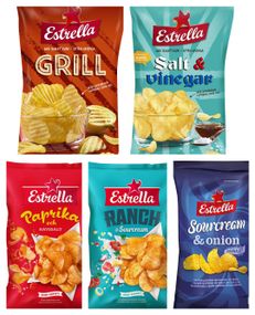 Taste Them All - Estrella Chips - Fem Smaker - Paketerbjudandene