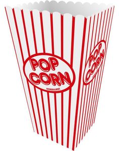 10 st Retro Popcornbägare