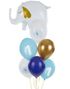 6 stk 30 cm Ballonger - Blå 1 År Ballongbukett