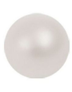 Pearl Fashion White - 3 mm Akrylkula till 1,2 mm stång