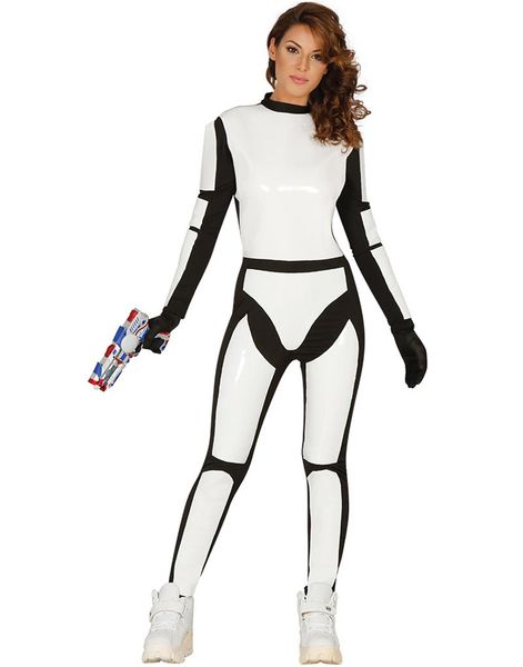 Star Wars Inspirerad Stormtrooper Damdräkt
