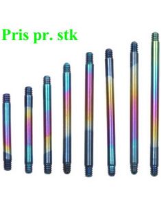 Multi Rak stång i Titan till 1,6 mm Kula