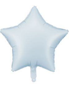 Stjerneformet Matt Blå Folieballong 48 cm