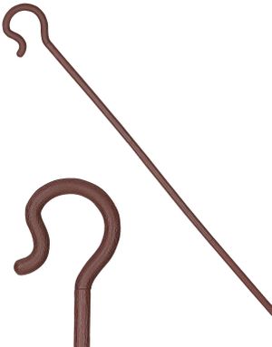 Brun Herdestav i Tre Delar 148 cm