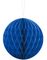 Blå Honeycomb Boll Välj Storlek 10-20 cm