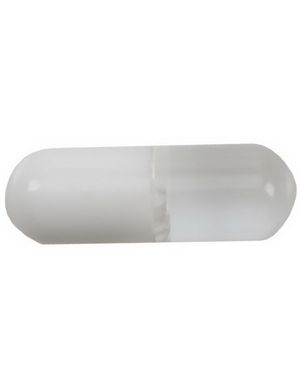 Piller Vit - 5x15 mm Akrylkula till 1,6 mm stång