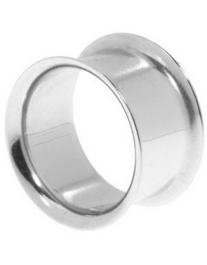 Simple Silver - Silverfärgad Piercing Tunnel
