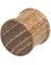 Real Teak Wood Plug - Organisk Piercing Plugg