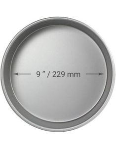 PME Rund Kakeform i Aluminium Ø23 x 7,5 cm