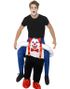 Sinister Clown Piggy Back Unisex Lyxkostym