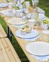 8 stk Forskjellig Pastellfargede Papptallerkener 25 cm - Hello Spring