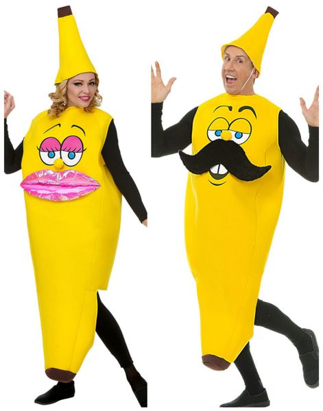 Herr och Fru Banan Dräkt