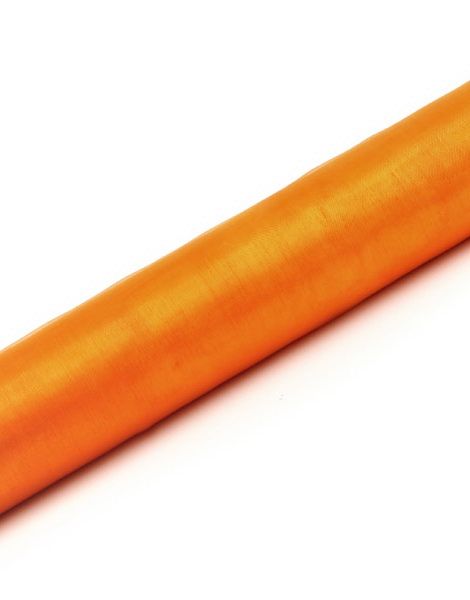 ORANGE Genomskinlig Organzalöpare 36 cm x 9 meter