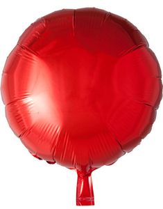Rund Röd Folieballong 46 cm