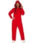 Rød Fange Jumpsuit-Kostyme til Dame - Strl L