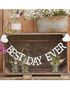 Best Day Ever Banner 1,5 m - Rustic Country