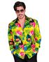 UV Glow Tropisk Kostymeskjorte til Herre - Small/Medium