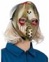 Blodig Metallisk Gullfarget Hockeymaske