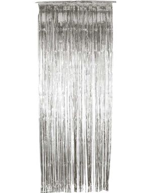 Silverfärgat Shimmer Draperi 244x91 cm