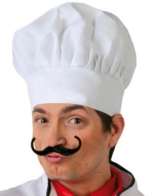 Vit Hög Kockmössa