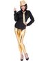 Guldfärgade Metalliska Leggings