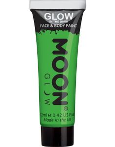 Grön Glow in the Dark Ansikts- och Kroppsfärg 12 ml